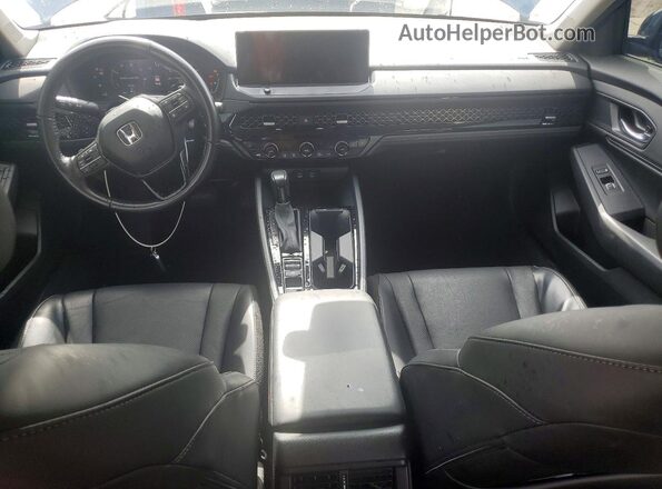 1HGCY2F6XPA018072 2023 HONDA ACCORD Blue Widok deski rozdzielczej
