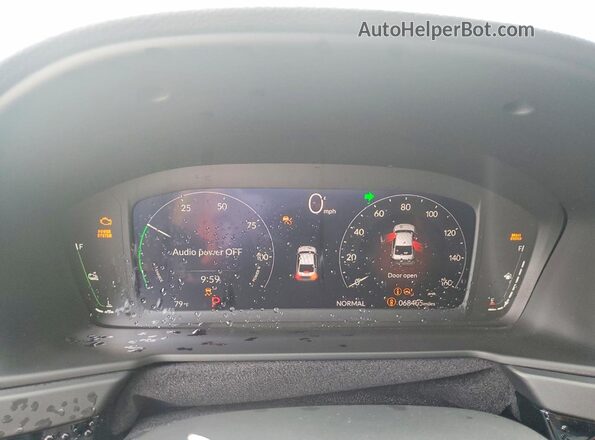 1HGCY2F6XPA018072 2023 HONDA ACCORD Blue Widok zestawu wskaźników