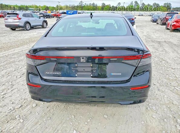 1HGCY2F6XPA040458 2023 HONDA ACCORD Black Հետևի տեսք