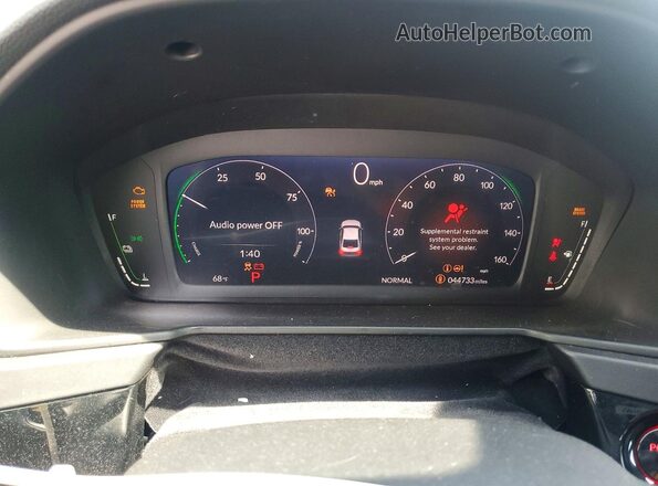 1HGCY2F6XPA040458 2023 HONDA ACCORD Black Սարքավորումների վահանակի տեսք