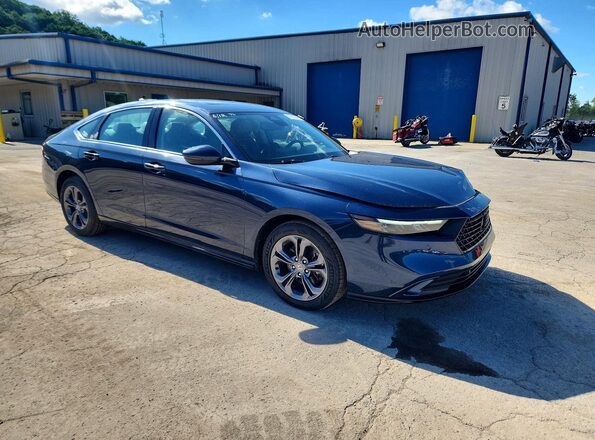 1HGCY2F6XRA040186 2024 HONDA ACCORD Синий Передняя правая четверть