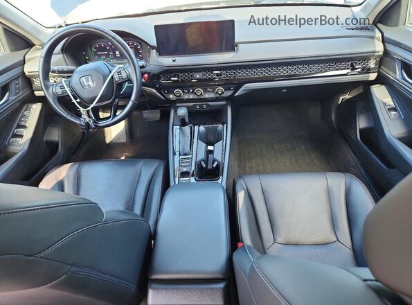 1HGCY2F6XRA040186 2024 HONDA ACCORD Синий Вид панели приборов