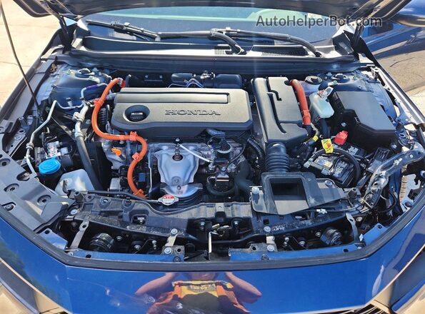 1HGCY2F6XRA040186 2024 HONDA ACCORD Синий Вид задней части салона