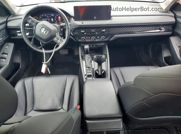 1HGCY2F6XRA040219 2024 HONDA ACCORD Blue Dashboard view