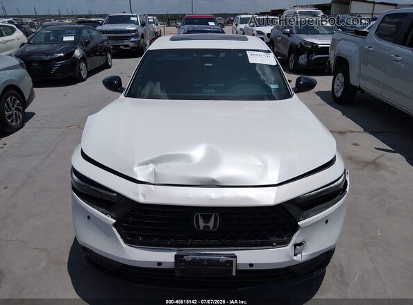 1HGCY2F70PA049131 2023 HONDA ACCORD White Vista del cuadro de instrumentos
