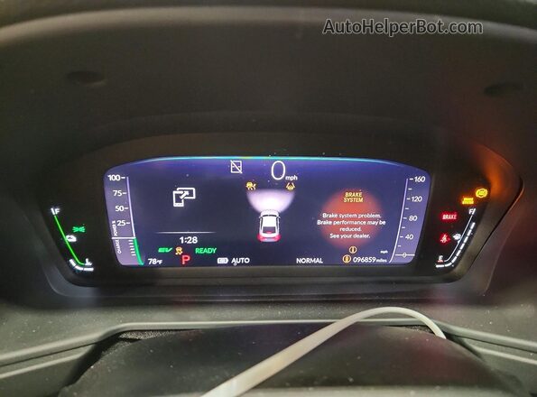 1HGCY2F71PA036288 2023 HONDA ACCORD Gray Vista del cuadro de instrumentos