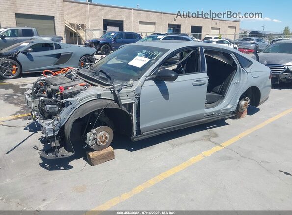 1HGCY2F71PA037294 2023 HONDA ACCORD Gray Front left