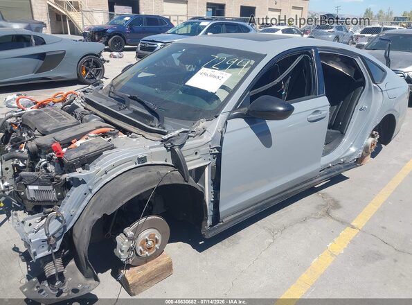 1HGCY2F71PA037294 2023 HONDA ACCORD Gray Rear interior view