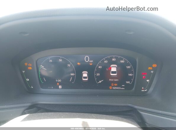 1HGCY2F71PA037294 2023 HONDA ACCORD Gray Rear seats view