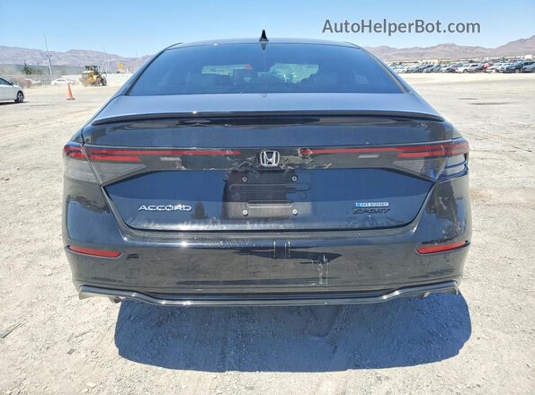 1HGCY2F71RA060495 2024 HONDA ACCORD Black Вид ззаду