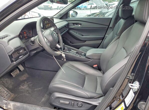 1HGCY2F71SA060213 2025 HONDA ACCORD Black Widok wnętrza z przodu