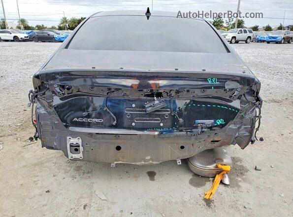 1HGCY2F71SA060213 2025 HONDA ACCORD Black Widok z tyłu