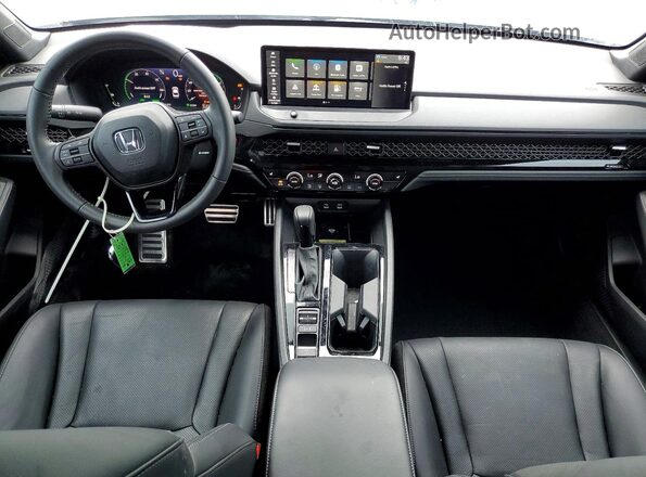 1HGCY2F71SA060213 2025 HONDA ACCORD Black Widok deski rozdzielczej