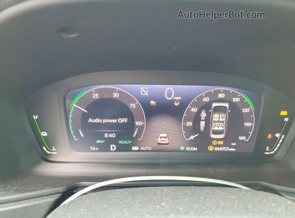 1HGCY2F71SA060213 2025 HONDA ACCORD Black Widok zestawu wskaźników