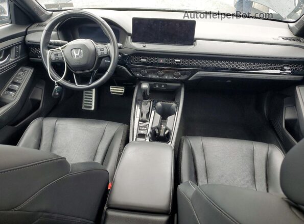 1HGCY2F72PA021492 2023 HONDA ACCORD Black Առջևի վահանակի տեսք