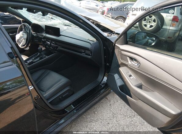 1HGCY2F72PA030452 2023 HONDA ACCORD Черный Вид салона спереди