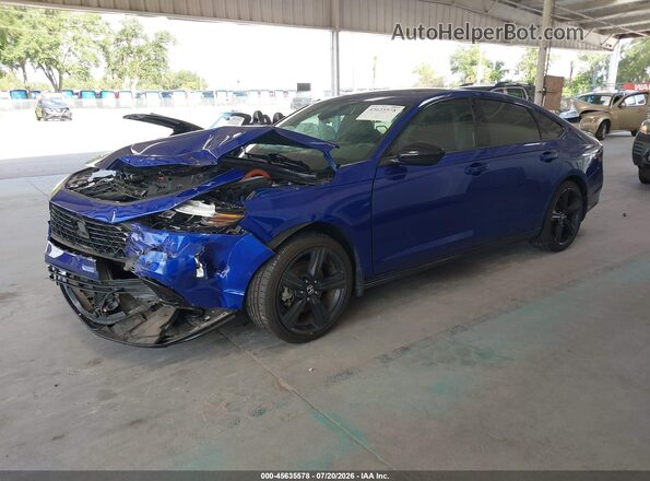 1HGCY2F72PA032430 2023 HONDA ACCORD Blue Vista tres cuartos delantera izquierda
