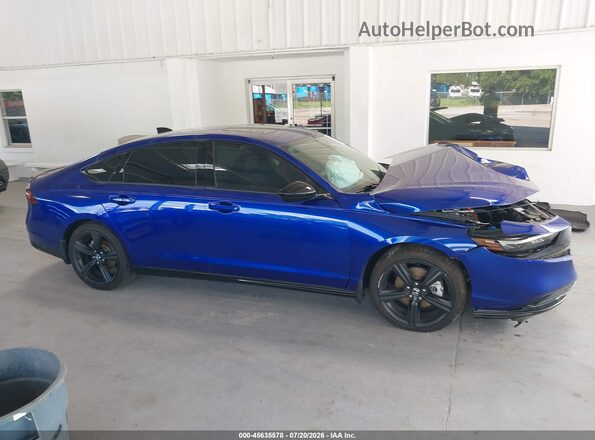 1HGCY2F72PA032430 2023 HONDA ACCORD Blue Vista interior de 360 grados