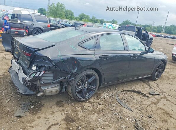 1HGCY2F72RA055760 2024 HONDA ACCORD Черный Задняя правая четверть