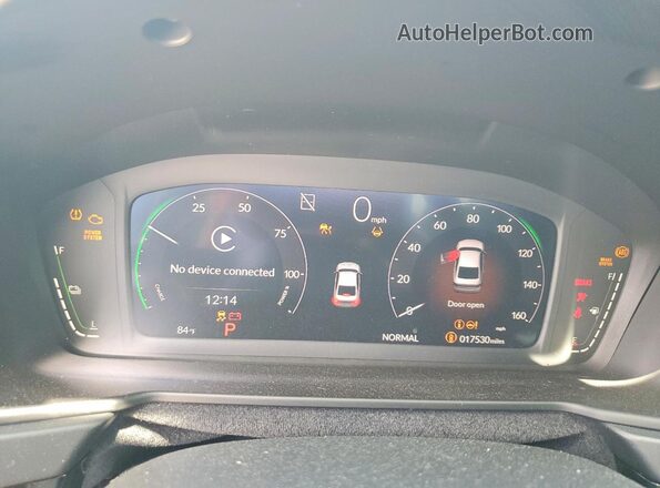 1HGCY2F72SA043467 2025 HONDA ACCORD Gray Widok zestawu wskaźników