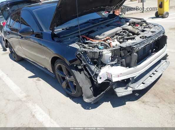 1HGCY2F73PA004068 2023 HONDA ACCORD Black Դիմացի տեսք