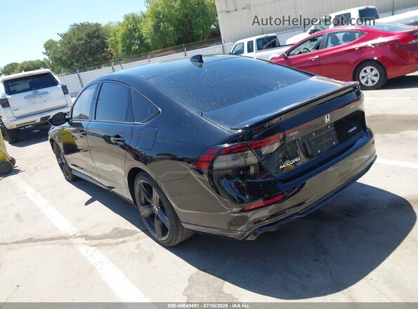 1HGCY2F73PA004068 2023 HONDA ACCORD Black Հետևի ձախ