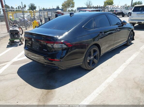 1HGCY2F73PA004068 2023 HONDA ACCORD Black Հետևի աջ