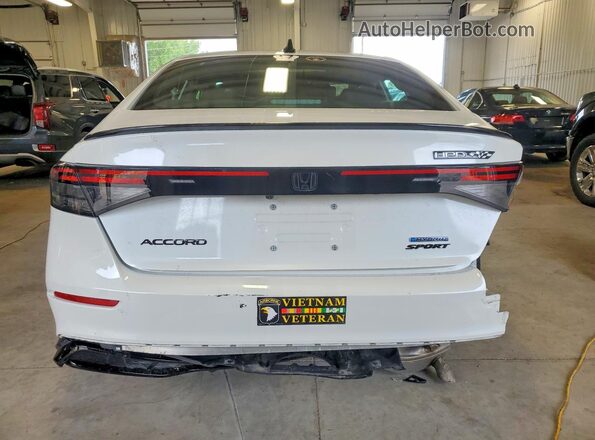 1HGCY2F73PA032873 2023 HONDA ACCORD White Vista trasera