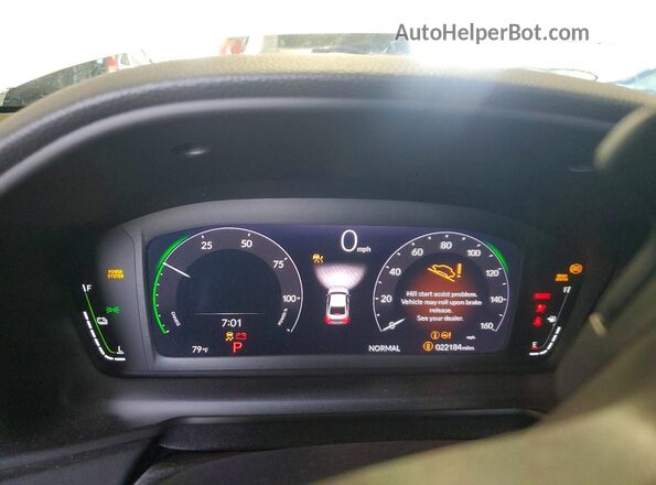 1HGCY2F73PA032873 2023 HONDA ACCORD White Vista del cuadro de instrumentos