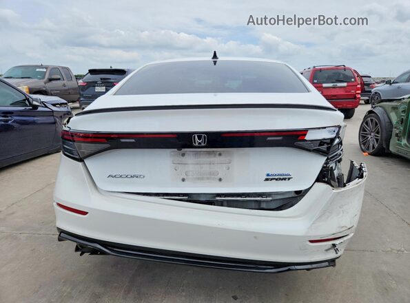 1HGCY2F73PA056199 2023 HONDA ACCORD White უკანა ხედი