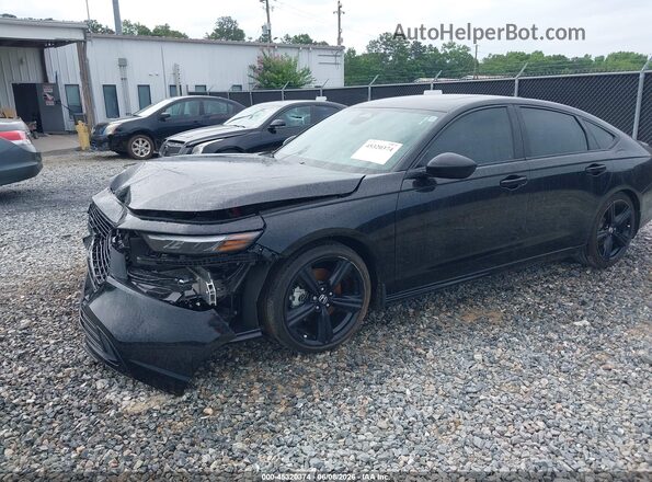 1HGCY2F73SA007920 2025 HONDA ACCORD Black Vista tres cuartos delantera izquierda