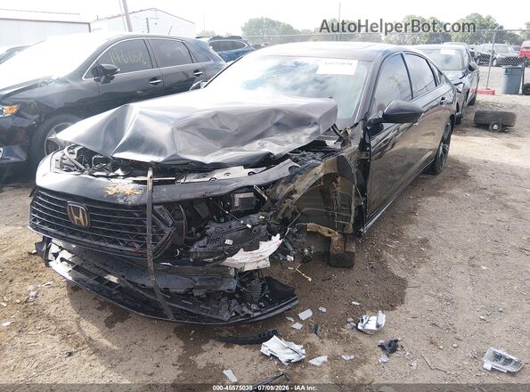 1HGCY2F73SA056504 2025 HONDA ACCORD Black Передня ліва чверть