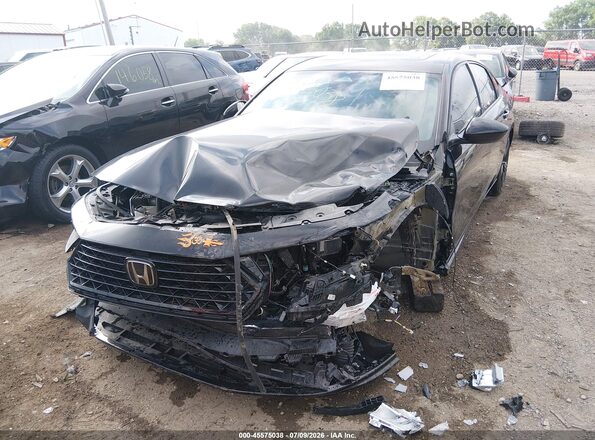 1HGCY2F73SA056504 2025 HONDA ACCORD Black Вид спереду