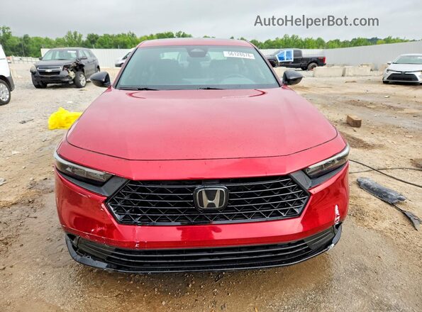 1HGCY2F74PA001910 2023 HONDA ACCORD Red Front view