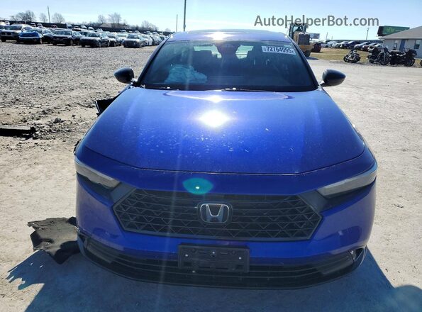1HGCY2F74PA058110 2023 HONDA ACCORD Blue წინა ხედი