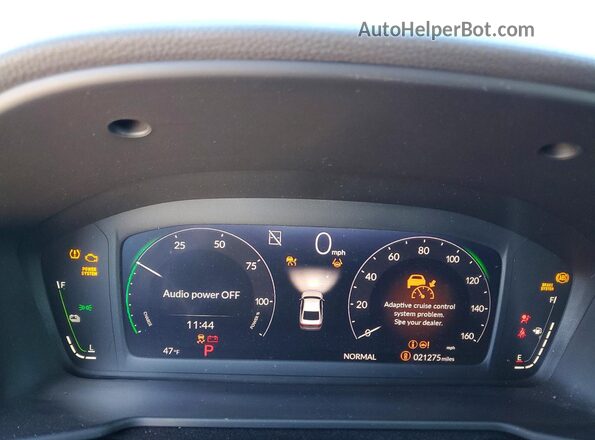 1HGCY2F74PA058110 2023 HONDA ACCORD Blue ხელსაწყოთა პანელის ხედი