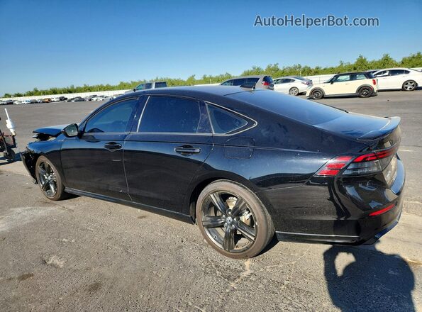1HGCY2F74RA000646 2024 HONDA ACCORD Black Rear left