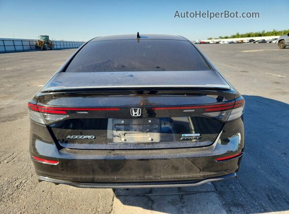 1HGCY2F74RA000646 2024 HONDA ACCORD Black Rear view