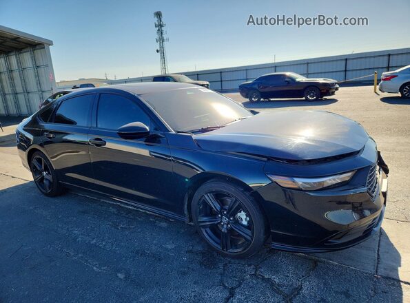 1HGCY2F74RA000646 2024 HONDA ACCORD Black Front right