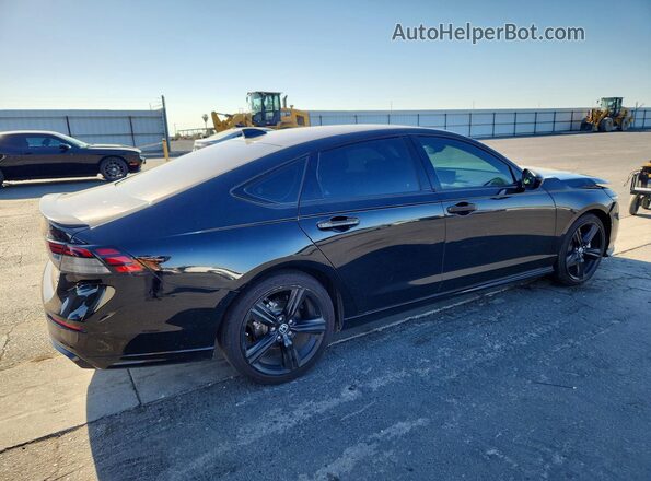 1HGCY2F74RA000646 2024 HONDA ACCORD Black Rear right