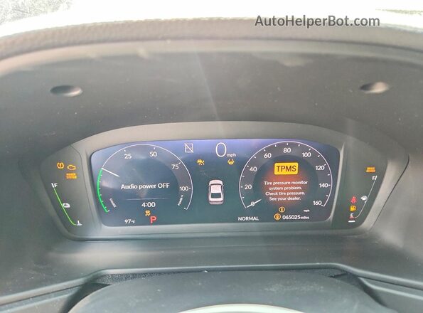 1HGCY2F74RA000646 2024 HONDA ACCORD Black Instrument cluster view