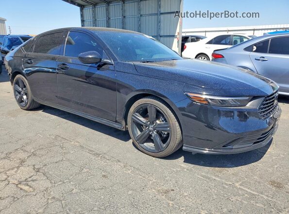 1HGCY2F74SA081847 2025 HONDA ACCORD Black Przód prawy