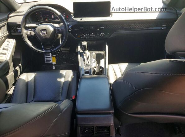 1HGCY2F74SA081847 2025 HONDA ACCORD Black Widok deski rozdzielczej