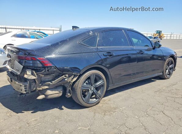 1HGCY2F74SA081847 2025 HONDA ACCORD Black Tył prawy