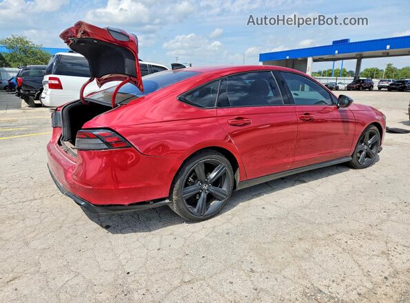 1HGCY2F75PA001978 2023 HONDA ACCORD Бордовый Задняя правая четверть