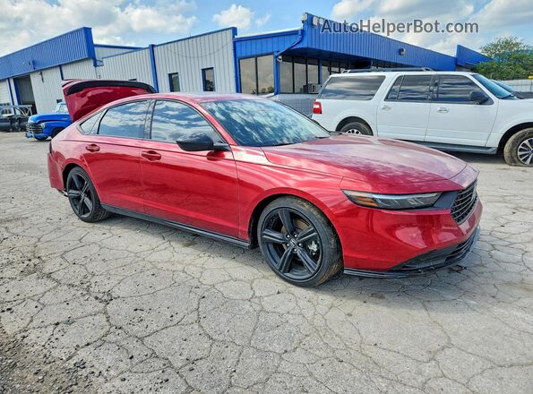1HGCY2F75PA001978 2023 HONDA ACCORD Бордовый Передняя правая четверть