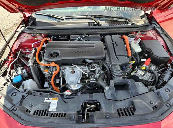 1HGCY2F75PA001978 2023 HONDA ACCORD Бордовый Вид задней части салона