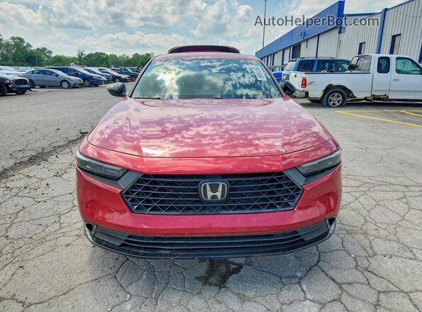 1HGCY2F75PA001978 2023 HONDA ACCORD Бордовый Вид спереди