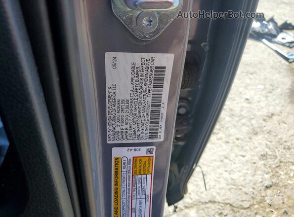1HGCY2F75RA068017 2024 HONDA ACCORD Gray Engine compartment view