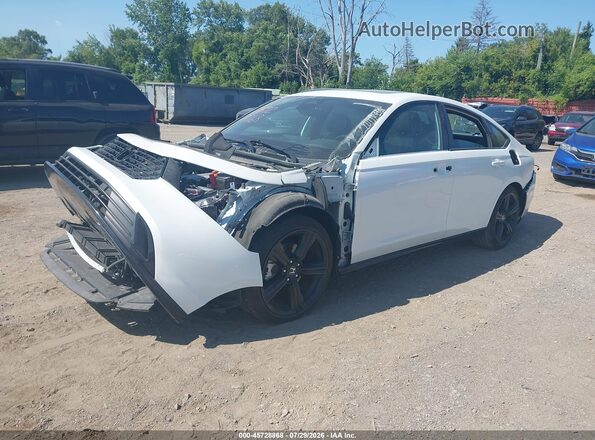 1HGCY2F75RA096397 2024 HONDA ACCORD White Առջևի ձախ երեք քառորդ տեսարան